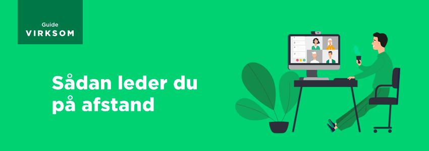 På afstand